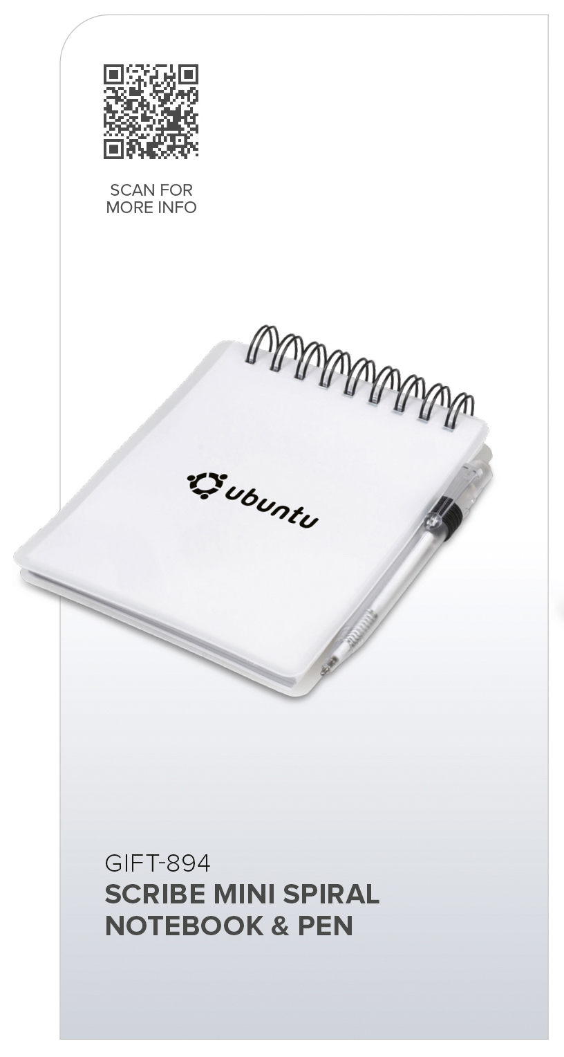 Scribe Mini Notebook & Pen